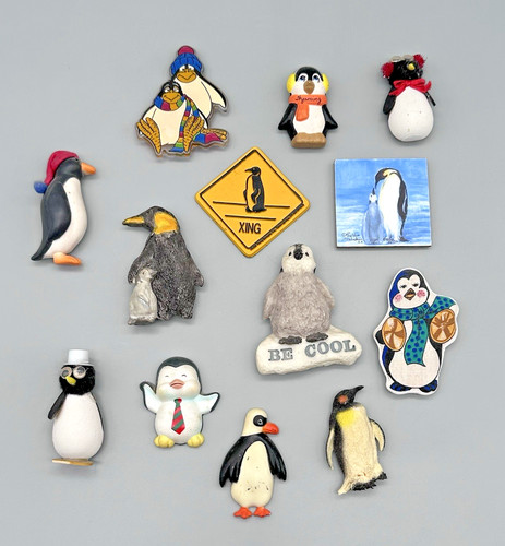 Penguin refrigerator magnets - penguin,
