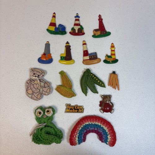 Vintage refrigerator magnets - vintage,